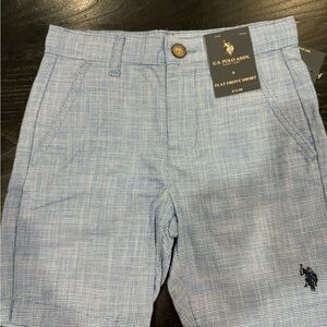 NEW kids Polo Assn. Blue Flat Front Shorts